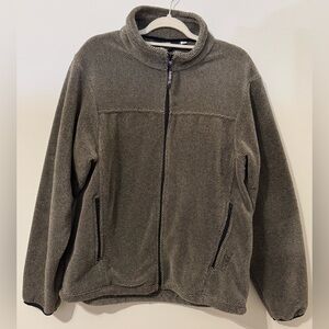 Black Diamond Men’s Polartec Chevron Fleece Jacket Full Zip Made in USA Size XL